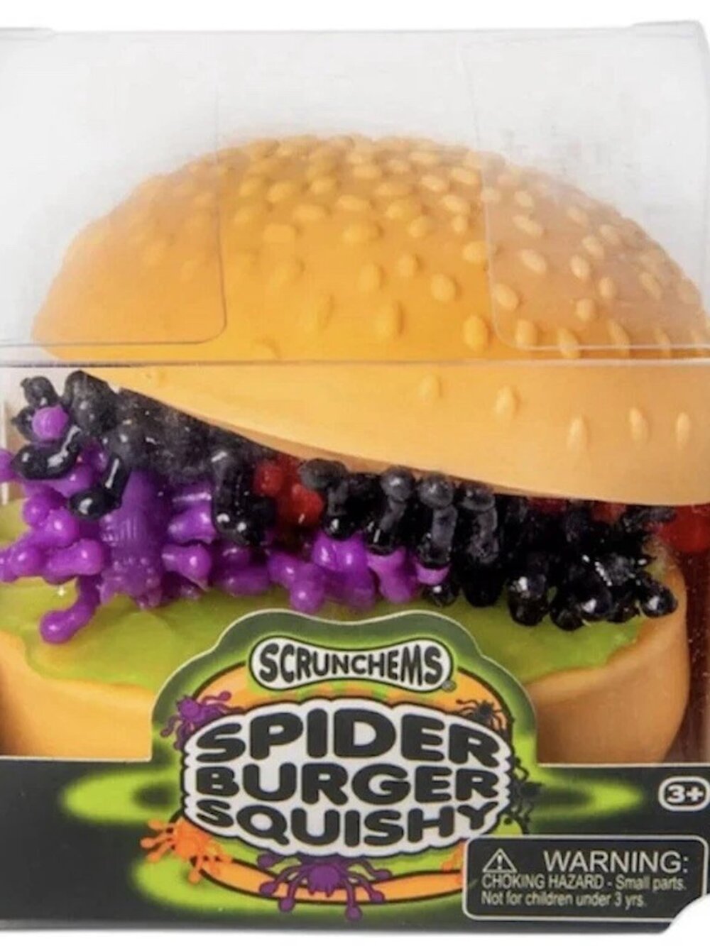 Scrunchems Spooky Spider Burger Squishy  Halloween